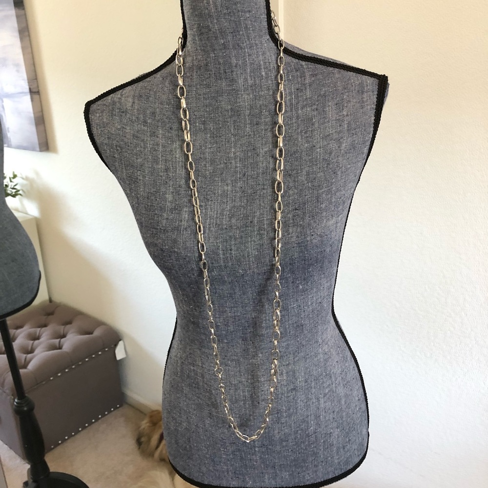 Long Layering Chain Necklace